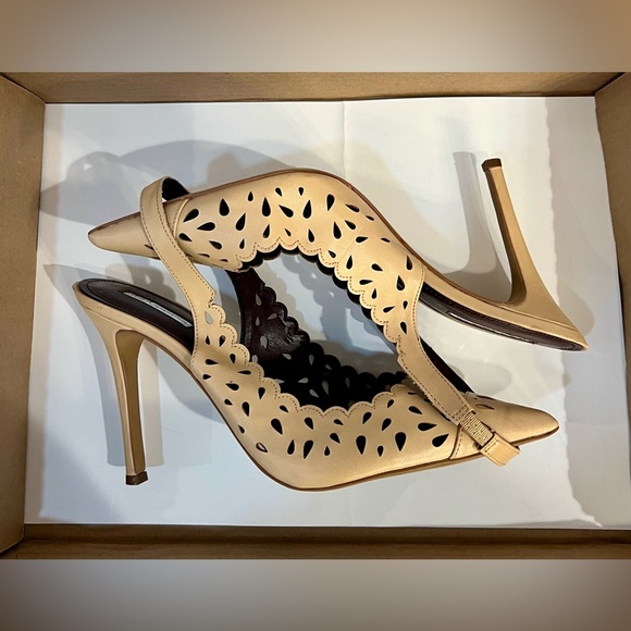 BCBGeneration Talyn Slingback Heels, Warm Sand - Picture 6 of 14